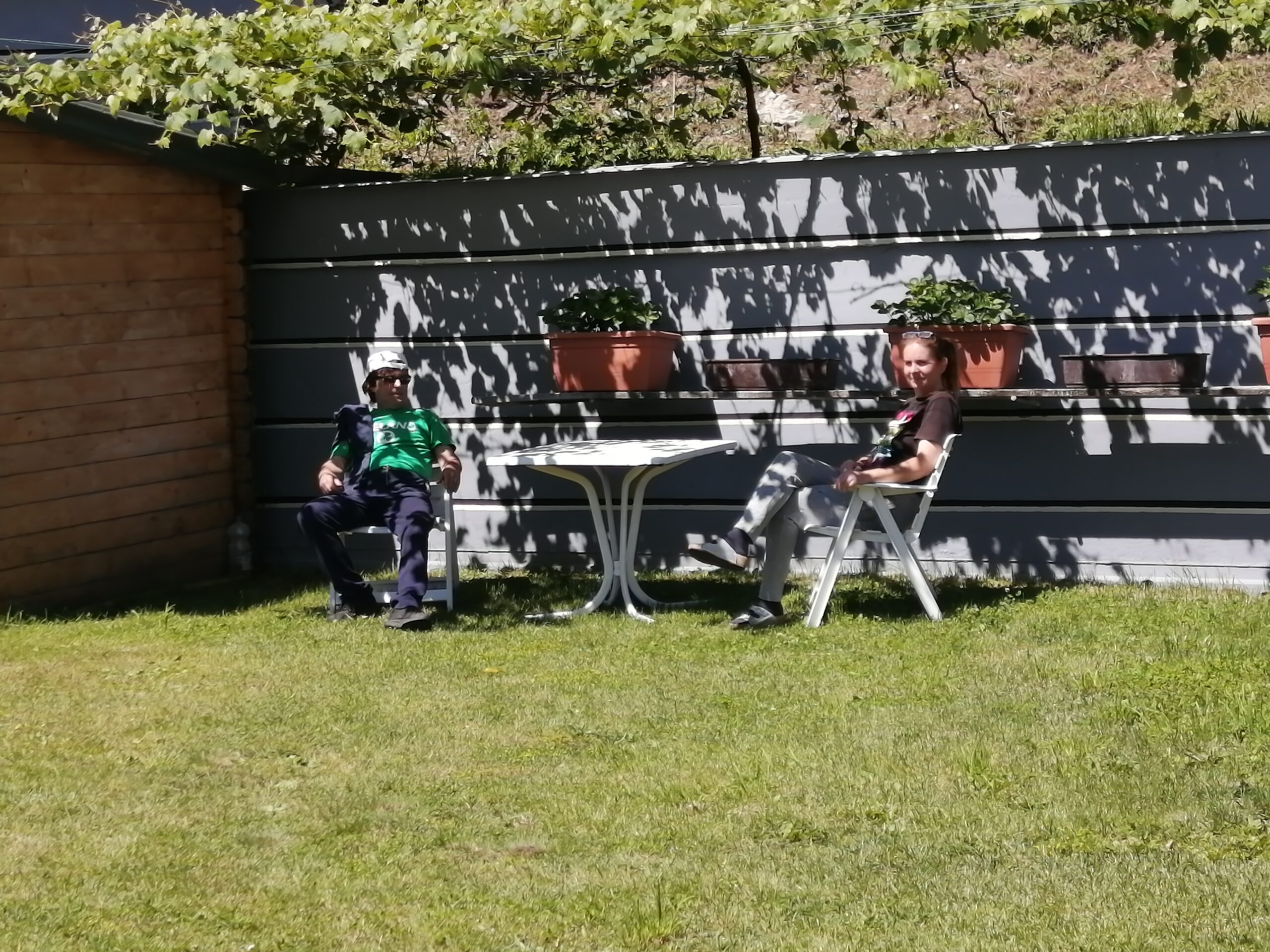 relax in giardino